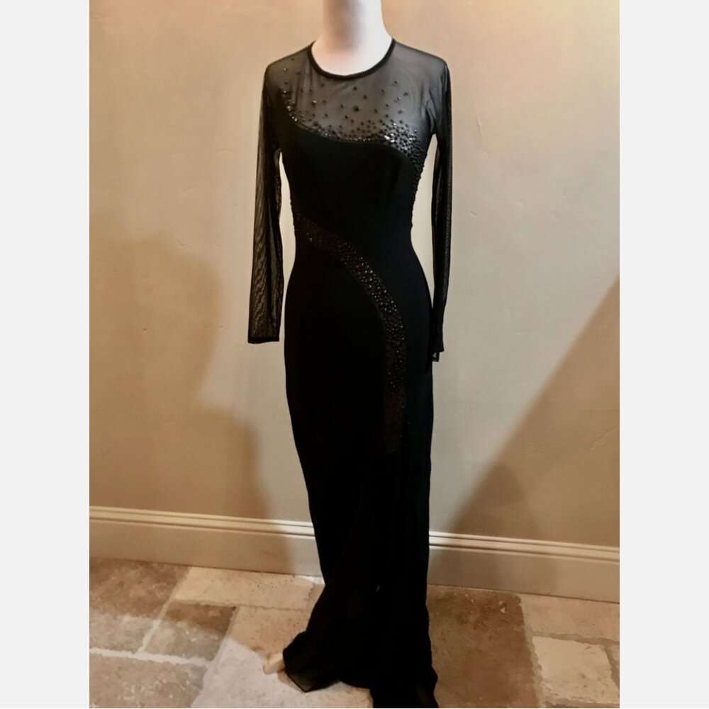 Vintage Y2K Cache Beaded Gown
